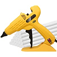 Pistola de Silicona Caliente 60W- Wiecok Pistola de Pegamento con 20pcs Barras 200mm- Pistola de Pegar Manualidades para…